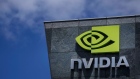 The Nvidia headquarters in Santa Clara, California, US, on Friday, May 26, 2023. Nvidia Corp. is within touching distance of $1 trillion market value, poised to become only the ninth firm ever to hit that milestone, as the artificial intelligence frenzy boosts demand for processors that can accelerate computing. Photographer: Philip Pacheco/Bloomberg