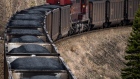Rail cars loaded with coal near a Teck Resources Elkview Operations steelmaking coal mine in the Elk Valley near Sparwood, British Columbia, Canada, on Tuesday, April 26, 2022. Teck Resources reported first quarter earnings of $1.57 billion, up from $305 million as demand for its copper, zinc and steelmaking coal surged, The Toronto Star reports.