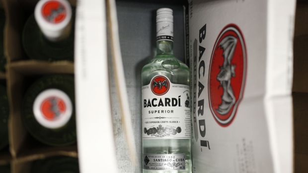 Bottles of Bacardi Ltd. rum sit in the warehouse at Southern Glazer's Wine and Spirits LLC distribution center in Louisville, Kentucky, U.S., on Friday, Sept. 28, 2018.  Photographer: Luke Sharrett/Bloomberg