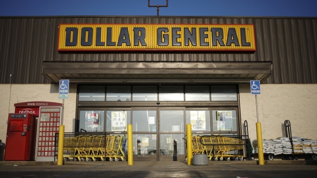 A Dollar General store in Taylorsville, Kentucky, U.S., on Thursday, Aug. 12, 2021. Dollar General Corp. is scheduled to release earnings figures on August 26.