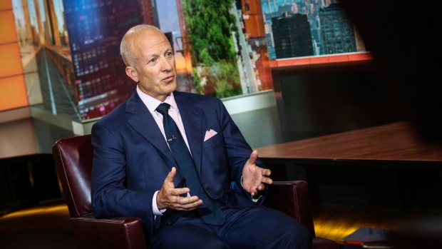 Thomas Wagner, co-founder of Knighthead Capital Management LLC, speaks during a Bloomberg Television interview in New York, U.S., on Thursday, July 20, 2017. Wagner discussed his company's position in Venezuelan debt.