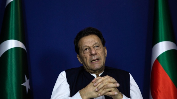 Imran Khan in Lahore, on June 2.