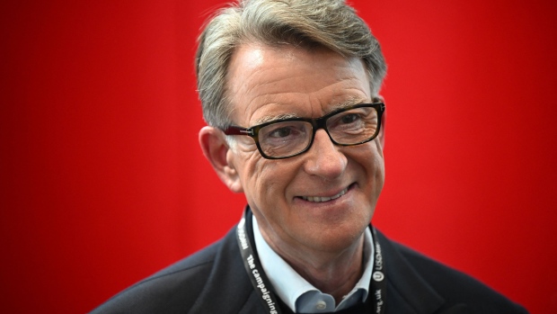 Peter Mandelson in 2022. Photographer: Oli Scarff/AFP/Getty Images