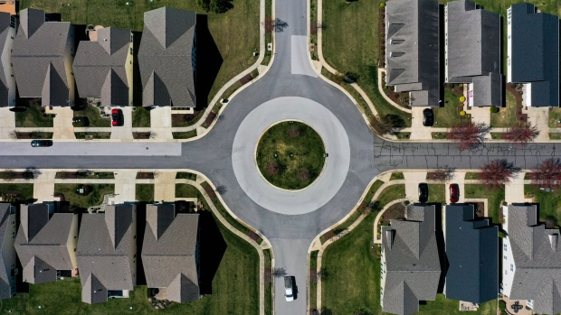 Homes in Centreville, Maryland, US, on Tuesday, April 4, 2023. The Mortgage Bankers Association is scheduled to release mortgage applications figures on April 5. Photographer: Nathan Howard/Bloomberg