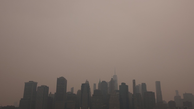 The Manhattan skyline on June 6. 