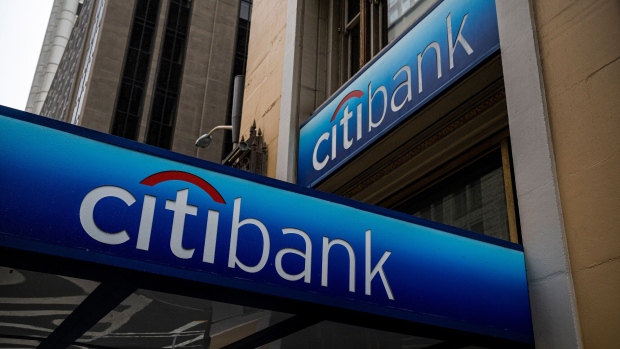 A Citibank branch in San Francisco, California, U.S., on Friday, April 7, 2023. Citigroup Inc. is scheduled to release earnings figures on April 14.