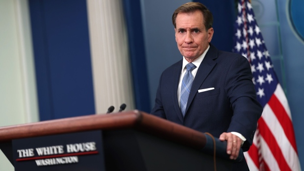 WASHINGTON, DC - JUNE 05: White House Strategic Communications John Kirby speaks at the daily press briefing at the White House on June 05, 2023 in Washington, DC. Kirby spoke on the Ukraine war and China - U.S. relations. (Photo by Kevin Dietsch/Getty Images)