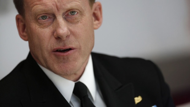 Michael Rogers, director of the U.S. National Security Agency (NSA), speaks during an interview in New York, U.S., on Thursday, Jan. 8, 2015. The hacking attack on Sony Pictures Entertainment is prompting U.S. officials to rethink when the government should help private companies defend against and deter digital assaults, Rogers said. Photographer: Victor J. Blue/Bloomberg *** Local Caption *** Michael Rogers