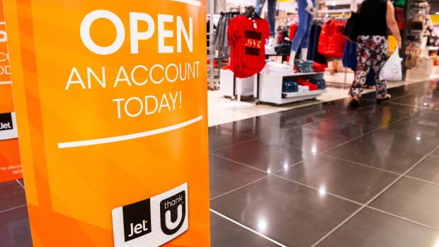 A Jet clothing store in Johannesburg.