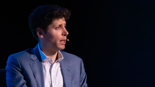 Sam Altman speaking at an event in Seoul on Friday