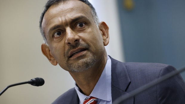 Paul Grewal, chief legal officer of Coinbase, speaks during a House Agriculture Committee hearing in Washington, DC, US, on Tuesday, June 6, 2023. The hearing is titled "The Future of Digital Assets: Providing Clarity for Digital Asset Spot Markets."
