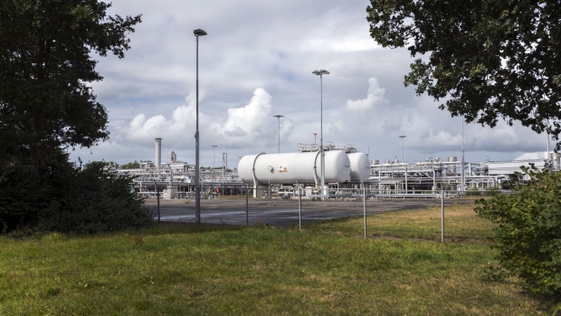 A gas extraction and treatment station in Tusschenklappen, Netherlands. Photographer: Imke Lass/Bloomberg