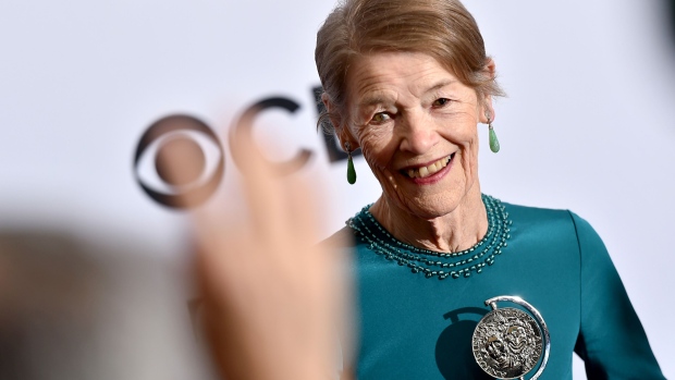 NEW YORK, NY - JUNE 10: Glenda Jackson, winner of the award for Best Performance by an Actress in a Leading Role in a Play for "Edward Albee's Three Tall Women," poses in the 72nd Annual Tony Awards Media Room at 3 West Club on June 10, 2018 in New York City. (Photo by Mike Coppola/Getty Images for Tony Awards Productions)