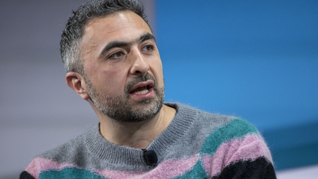 Mustafa Suleyman, chief executive officer Inflection AI, speaks during the Bloomberg Technology Summit in San Francisco, California, US, on Thursday, June 22, 2023. The summit will focus on the rapidly changing social media landscape, the prospects for a continued regulatory crackdown on tech, and the future of cryptocurrencies.