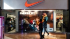 Signage outside a Nike Factory Store in Anne Arundel, Maryland, US, on Wednesday Nov. 9, 2022. The US Census Bureau is scheduled to release retail sales figures on November 16. Photographer: Eric Lee/Bloomberg