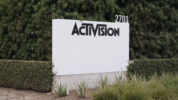 Activision Blizzard headquarters in Santa Monica, California, US, on Monday, May 15, 2023. Microsoft Corp.'s $69 billion takeover of Activision Blizzard Inc. won European Union approval, putting the bloc at odds with its UK and US counterparts. Photographer: Eric Thayer/Bloomberg