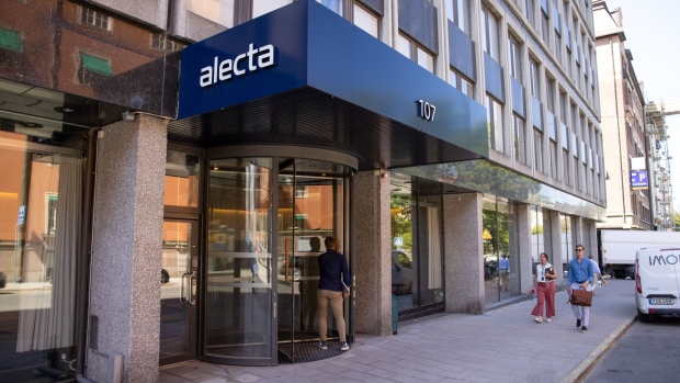 The Alecta AB headquarters in Stockholm, Sweden, on Monday, June 12, 2023. The Swedish pension fund caught up in the fallout from Silicon Valley Bank in March has decided to scale back its stock holdings in companies located outside the Nordic region.