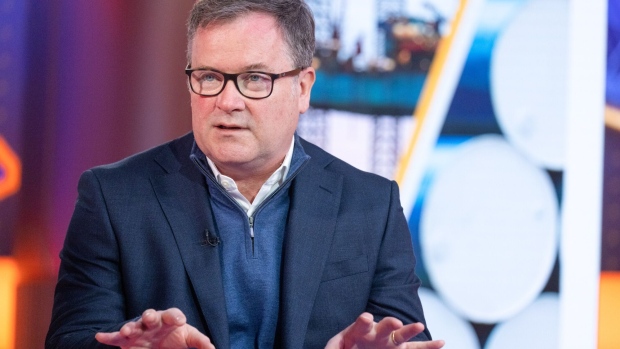 Russell Hardy, chief executive officer of Vitol Holding BV, during a Bloomberg Television interview in London, UK, on Monday, Feb. 27, 2023. "Demand is expected to hit record levels in the second half of the year," Hardy said.