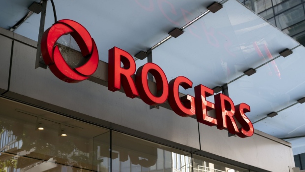 A Rogers store in Vancouver, British Columbia, Canada, on Tuesday, Sept. 6, 2022. Rogers Communications Inc. is still waiting to see if it can win regulatory approval for a takeover of a smaller Canadian cable company, 17 months after it was first announced.