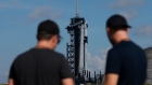 CAPE CANAVERAL, FLORIDA - MAY 21: A SpaceX Falcon 9 rocket with the Crew Dragon spacecraft is prepared for launch from pad 39A at the Kennedy Space Center on May 21, 2023 in Cape Canaveral, Florida. Saudi Arabia's first astronaut class, Rayyanah Barnawi and Ali AlQarni, along with former NASA astronaut Peggy Whitson, and John Shoffner will be flying to the International Space Station. (Photo by Joe Raedle/Getty Images)