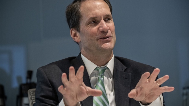 Representative Jim Himes during an interview in New York on Aug. 1.