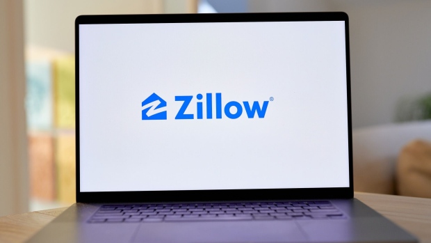 The Zillow logo on a laptop arranged in Germantown, New York, US, on Tuesday, July 25, 2023. Zillow Group Inc. is scheduled to release earnings figures on August 2. Photographer: Gabby Jones/Bloomberg