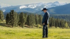 Kevin Costner in a scene from "Yellowstone."