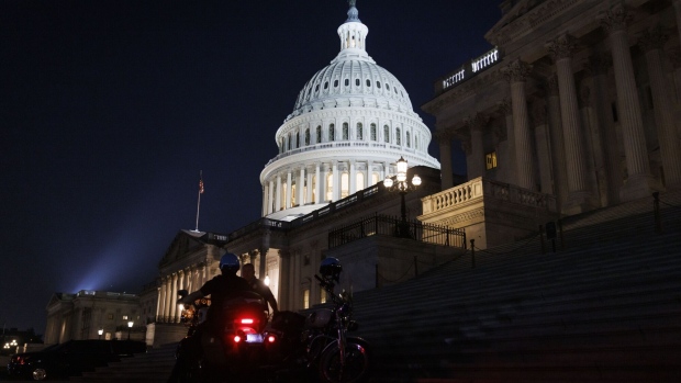 The US Capitol building in Washington, DC, US, on Thursday, June 1, 2023. Senators are scrambling today to agree on a plan for swift consideration of the debt-limit deal forged by President Biden and the House Speaker ahead of a June 5 deadline to avert a destabilizing default.