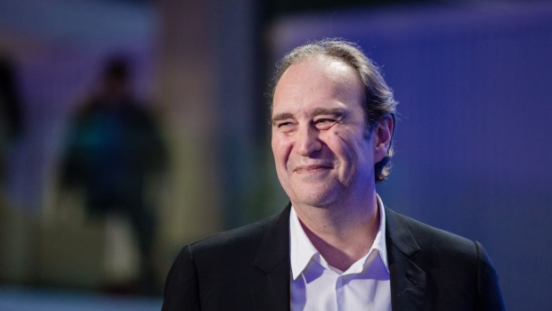 Xavier Niel, billionaire and deputy chairman of Iliad SA, reacts during the inauguration of the LVMH start-up accelerator at Station F technology campus in Paris, France, on Monday, April 9, 2018. The accelerator aims to encourage entrepreneurs who are developing new technologies and services for the luxury industry.