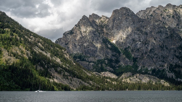 Jenny Lake ahead of the Jackson Hole economic symposium in Moran, Wyoming, US, on Wednesday, Aug. 23, 2023. The event kicks off Thursday with Federal Reserve Chair Jerome Powell slated to speak on Friday.