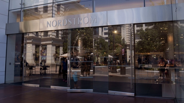 A Nordstrom store in Los Angeles, California, US, on Tuesday, Aug. 15, 2023. Nordstrom Inc. is scheduled to release earnings figures on August 24.