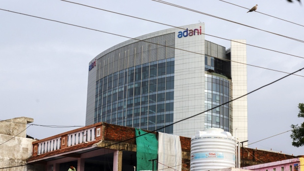 The Adani Group headquarters in Ahmedabad, India, on Saturday, July 15, 2023. Indian billionaire Gautam Adani's flagship firm raised 12.5 billion rupees ($152 million) through notes, its first such local-currency bond sale since it was targeted by short seller Hindenburg Research in January.