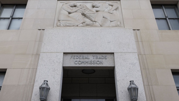 The Federal Trade Commission (FTC) headquarters in Washington, DC, US, on Friday, Feb. 17, 2023. A slew of business groups joined the US Chamber of Commerce in opposing the FTC's proposal to ban non-compete agreements, arguing it would limit their ability to protect confidential information.