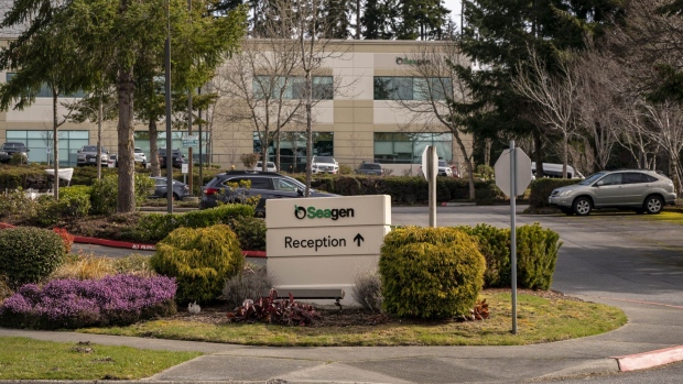 The Seagen headquarters in Bothell, Washington, US.