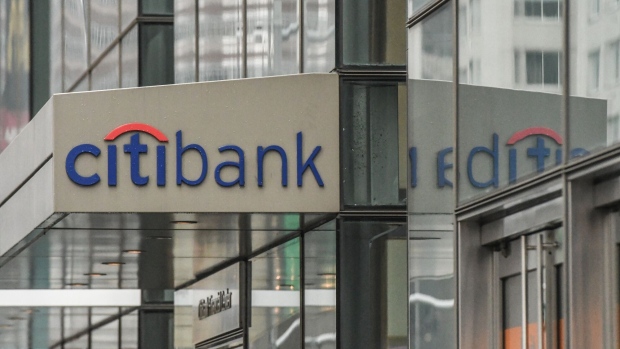 Signage outside a Citibank branch in New York, US, on Thursday, Jan. 12, 2023. Citigroup Inc. is schedule to release earnings figures on January 13.