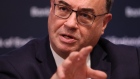 Andrew Bailey, governor of the Bank of England (BOE), during the Monetary Policy Report news conference at the bank's headquarters in the City of London, UK, on Thursday, Aug. 3, 2023. The BOE raised interest rates to a new 15-year high, warning that its fight against inflation may require tighter borrowing conditions for a prolonged period.