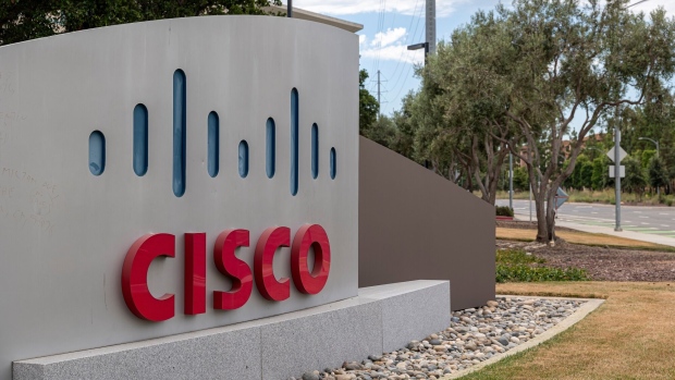Cisco Systems headquarters in San Jose, California, US, on Monday, Aug. 14, 2023. Cisco Systems Inc. is scheduled to release earnings figures on August 16.