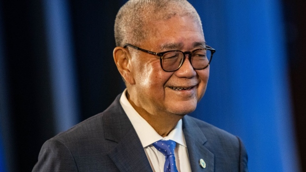 Eli Remolona, Governor of the Bangko Sentral ng Pilipinas, at an event at the Central Bank in Manila, Philippines, on Friday, July 28, 2023. Remolona said upside risks to inflation persist, in comments that indicate the monetary authority is open to further tightening.