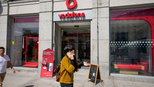 A Vodafone store in Madrid. Photographer: Paul Hanna/Bloomberg