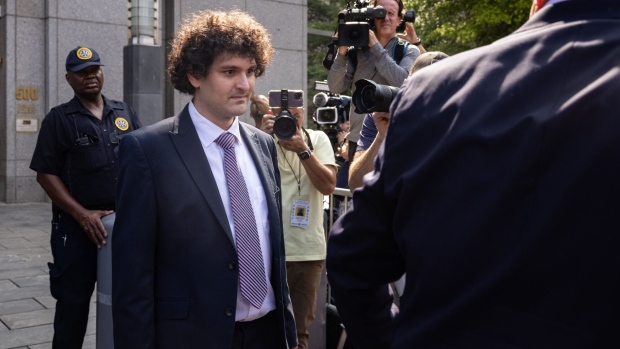 Sam Bankman-Fried, co-founder of FTX Cryptocurrency Derivatives Exchange, leaves court in New York, US, on Wednesday, July 26, 2023. Bankman-Fried faces a total of 13 counts ranging from conspiracy to commit wire fraud to conspiracy to violate the anti-bribery provisions of the Foreign Corrupt Practices Act, and faces more than 155 years in prison if convicted of all of them - although any sentence is likely to be much lower if he is found guilty.