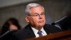 Senator Bob Menendez, a Democrat from New Jersey, during a Senate Banking, Housing, and Urban Affairs Committee hearing in Washington, DC, US, on Tuesday, May 16, 2023. The fight over who bears the blame for the recent US bank failures will turn ever more political today when lawmakers grill the lenders' former senior managers and top regulators.