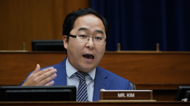 Representative Andy Kim, a Democrat from New Jersey, speaks during a House Select Subcommittee on the Coronavirus Crisis hearing in Washington, D.C., U.S., on Friday, Oct. 2, 2020. Health and Human Services Secretary Alex Azar is appearing before the committee to testify on the coronavirus crisis and the Trump administration's portrayal of Covid-19 deaths. Photographer: J. Scott Applewhite/AP Photo/Bloomberg
