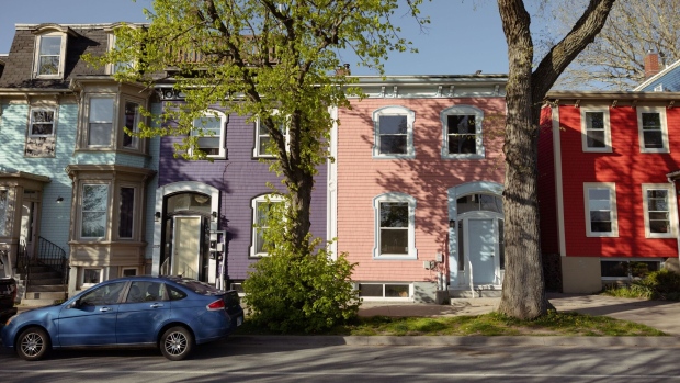 Homes in Halifax, Nova Scotia, Canada, on Saturday, May 27, 2023. At a time industrialized countries around the world are confronting declining birth rates and aging workforces, Canada is at the forefront of betting on immigration to stave off economic decline.