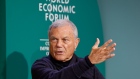 Martin Sorrell, chief executive officer of S4 Capital Plc, during a panel session on the closing day of the World Economic Forum (WEF) in Davos, Switzerland, on Friday, Jan. 20, 2023. The annual Davos gathering of political leaders, top executives and celebrities runs from January 16 to 20.