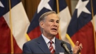 AUSTIN, TX - MAY 18: (EDITORIAL USE ONLY) Texas Governor Greg Abbott announces the reopening of more Texas businesses during the COVID-19 pandemic at a press conference at the Texas State Capitol in Austin on Monday, May 18, 2020. Abbott said that childcare facilities, youth camps, some professional sports, and bars may now begin to fully or partially reopen their facilities as outlined by regulations listed on the Open Texas website. (Photo by Lynda M. Gonzalez-Pool/Getty Images) Photographer: Lynda M. Gonzalez/Pool/Getty Images