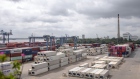 Shipping containers sit stacked at Tan Cang-Hiep Phuoc Port, operated by Saigon Newport Corp., in Ho Chi Minh City, Vietnam, on Thursday, June 27, 2019. Vietnam has benefited from a surge in exports and foreign investment as businesses look to scale back their China operations or relocate to avoid higher U.S. tariffs. Photographer: Yen Duong/Bloomberg
