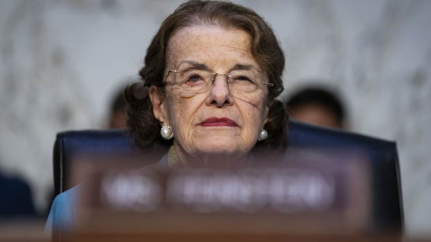 Feinstein during a Senate Intelligence Committee nomination hearing nominee Timothy Haugh in July.