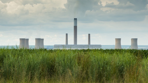 The Komati coal-fired power station, operated by Eskom Holdings SOC Ltd., in Mpumalanga, South Africa, on Tuesday, Jan. 12, 2021. In South Africa, for decades almost all the electricity needed to power Africa’s most industrialized economy has been produced by a fleet of aging coal-fired plants constructed alongside the mines to the east of Johannesburg.