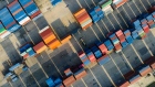 Stacked containers at the Uiwang Inland Container Depot in Uiwang, South Korea, on Tuesday, Sept. 12, 2023. South Korea is scheduled to release trade figures on Sept. 13. Photographer: SeongJoon Cho/Bloomberg