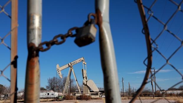 ODESSA, TEXAS - MARCH 13: An oil pumpjack works in the Permian Basin oil field on March 13, 2022 in Odessa, Texas. United States President Joe Biden imposed a ban on Russian oil, the world’s third-largest oil producer, which may mean that oil producers in the Permian Basin will need to pump more oil to meet demand. The Permian Basin is the largest petroleum-producing basin in the United States. (Photo by Joe Raedle/Getty Images)